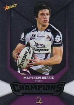 2011 NRL Champions - Silver Parallel #SP83 Matthew Duffie Front